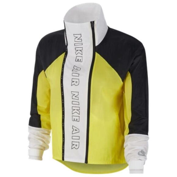 Nike Air Jacket Yellow/Black CJ1874-731 Women's - Picture 1 of 4